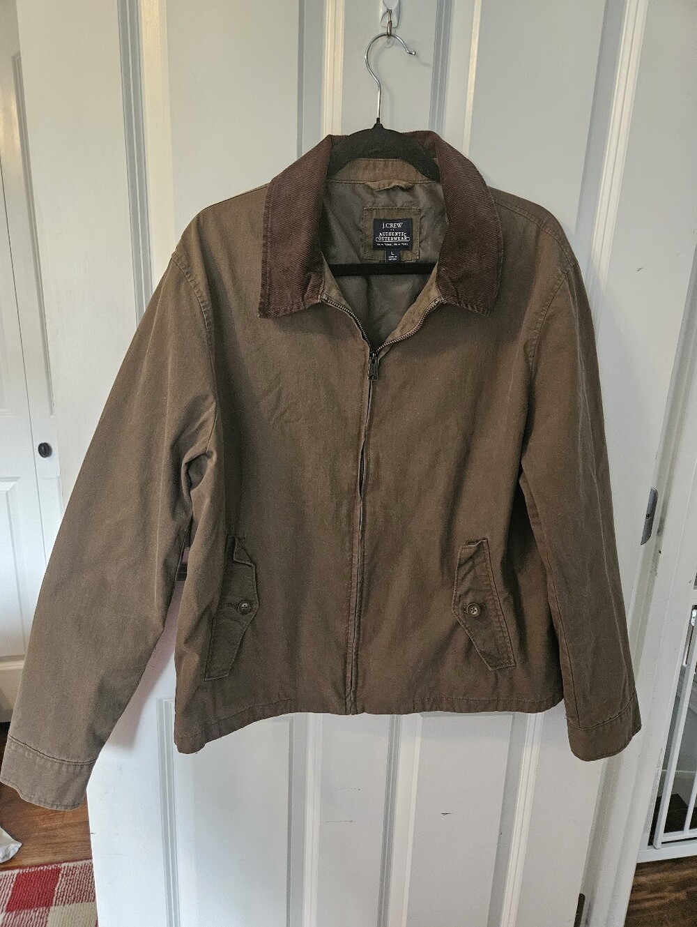 J. Crew Jacket Barn Jacket with Corduroy Collar - Picture 4 of 6